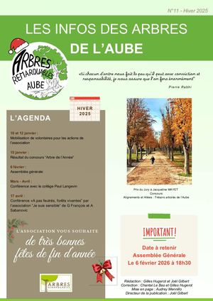 202512 N°11 Les Infos Des Arbres De L'aube