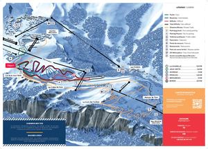Plan de Ski de fond Avoriaz