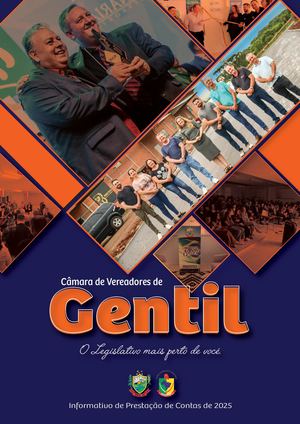 Revista de Prestação de Contas da Câmara de Vereadores de Gentil - 2025