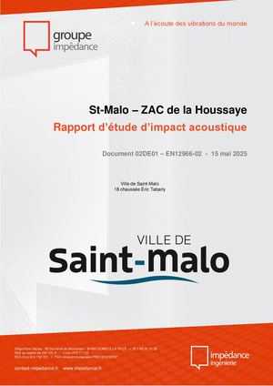 Annexe 4 Etude Acoustique