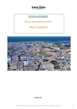 PIECE 1 - HOUSSAYE_ Préambule