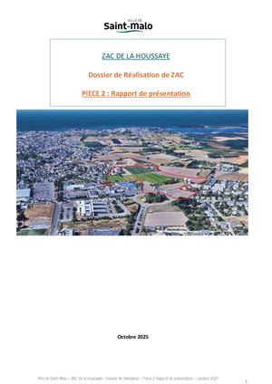 PIECE 2 - HOUSSAYE Rapport De Présentation