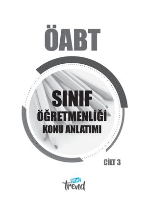 Sinif Ogretmenli̇gi̇ ÖAbt Konu Ci̇lt 3