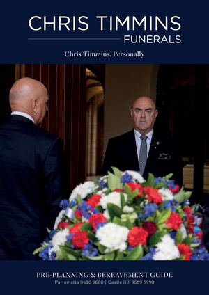 Chris Timmins Funerals Pready 4th Edition