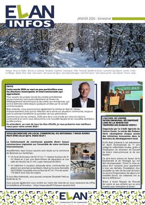 Elan Infos 18 - Janvier 2026