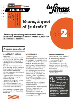 #Droits : 16 ans, à quoi ai-je droit ?