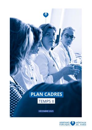 Plan cadres - Temps II