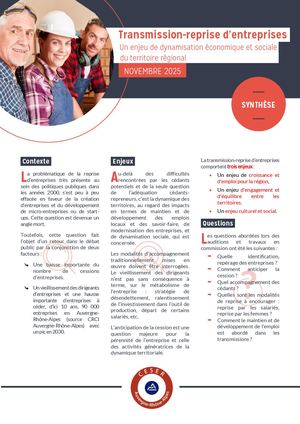 Transmission Reprises D'entreprises Synthese Bat N°3