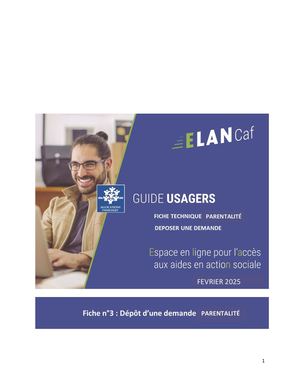 Guide ELAN pour les porteurs de projet Parentalité 2026