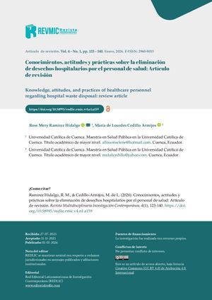 Conocimientos, Actitudes Y Prácticas Sobre La Eliminación De Desechos