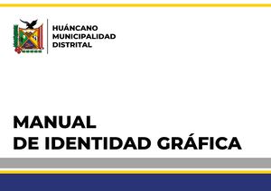 Manual de Identidad Gráfica Huáncano