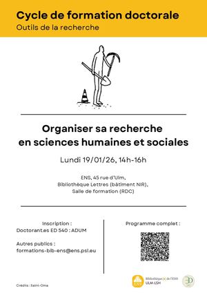 Formation Doctorale : séance par séance