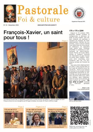 43 Decembre 2025 Supplement Pastorale Sfx