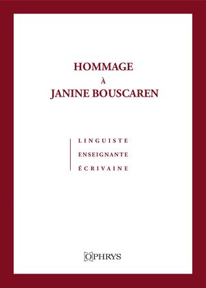 Hommage Janine Bouscaren 9782708017382