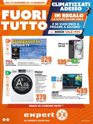 Volantino Expert FUORITUTTO valido dal 27/12 al 14/01