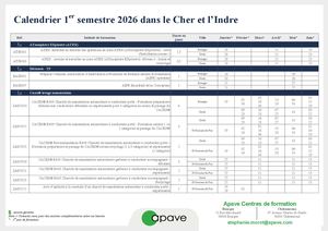 Bourges Chateauroux 1er Semestre 2026