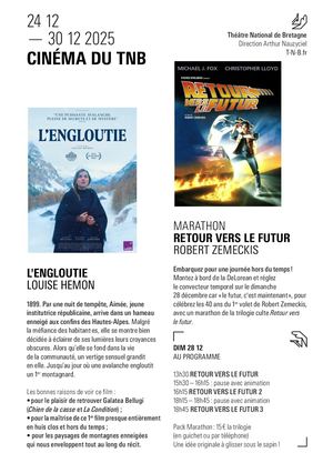 PROGRAMME HEBDO DU CINÉMA DU TNB