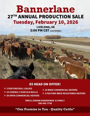 Bannerlane 27th Annual Production Sale