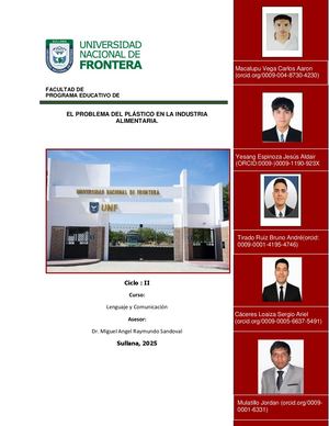El uso excesivo de plástico en la industria alimentaria
