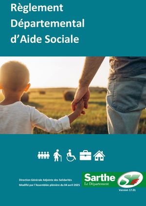 Règlement départemental d'aide sociale 2025