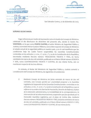 46 Régimen De Excepción El Salvador