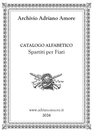 Archivio Adriano Amore - Spartiti Per Fiati 2026