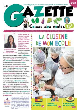 N°67 - Gazette de la Caisse des Écoles du 15e