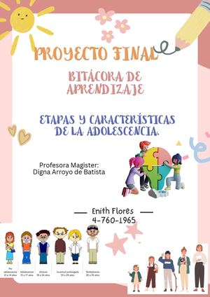 Etapas Y Características De La Adolescencia