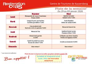 Menus Plats A Emporter