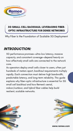 5g Small Cell Backhaul Leveraging Fiber Optic Infrastructure For Dense Networks