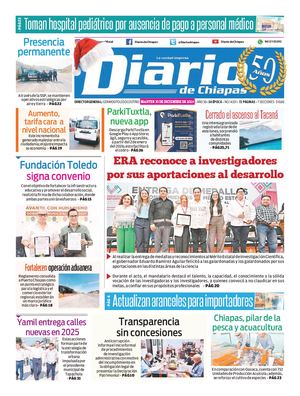 Portada, Martes 30 De Diciembre De 2025