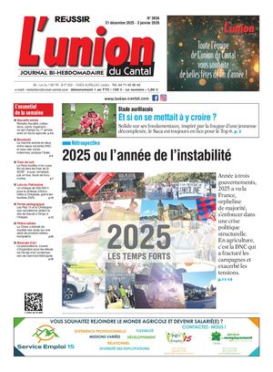 L'union Du Cantal N° 3856