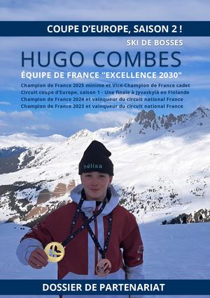 Hugo COMBES - Book athlète ski de bosses