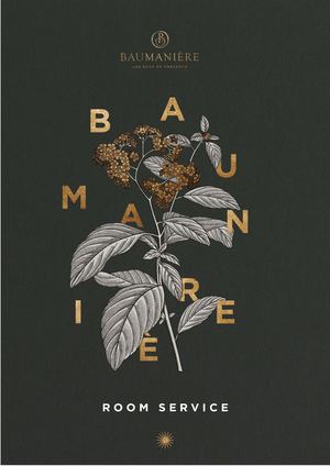 Carte Room Service JUIN 2024