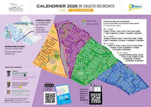 Calendrier des collectes - secteur Drancy sud