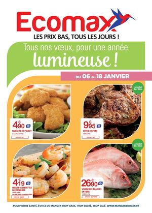 Catalogue Ecomax du 06 au 18 Janvier 2026