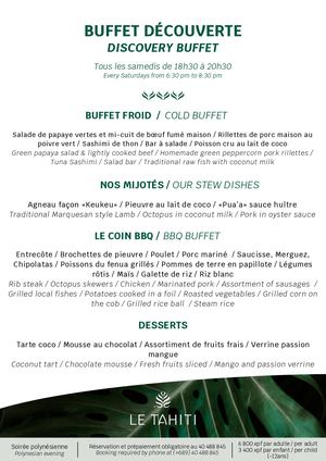 Le Tahiti_EN/FR_Menu Show Polynésien