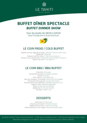 Le Tahiti_EN/FR_Menu Buffet Marquesan show