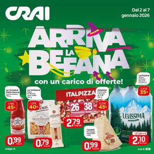 Volantino Crai Tirreno dal 2 al 7 gennaio