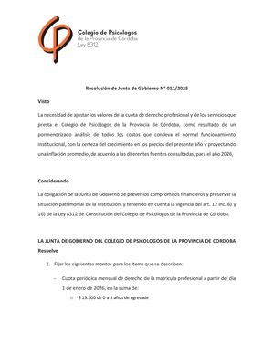 012 25 Aranceles Por Servicios