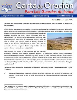 01-2026 Oración por Israel