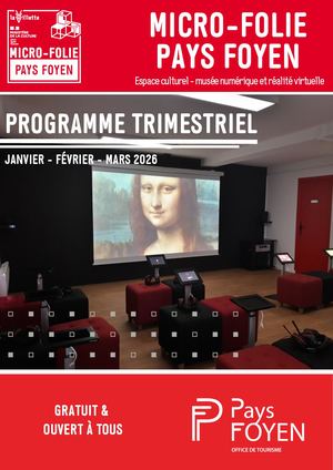 Programme 1er Trimestre 2026