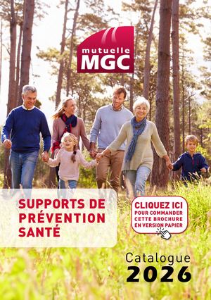 Catalogue 2026 des supports MGC Préventiono