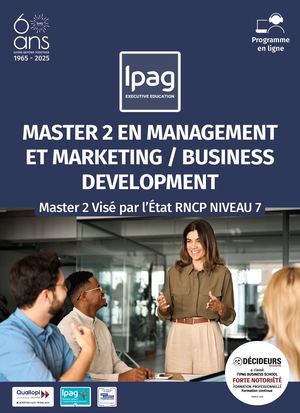 Master 2 en Management et Marketing / Business Development