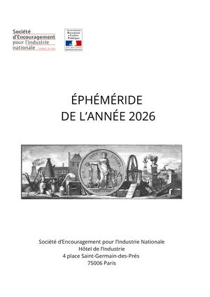 Éphéméride de l'année 2026