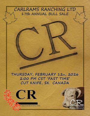 Carlrams Ranching 17th Annual Bull Sale