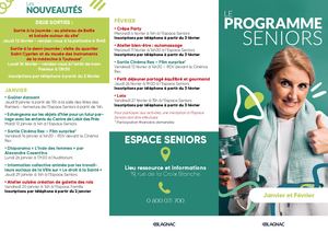 Programme seniors Janvier Février 2026