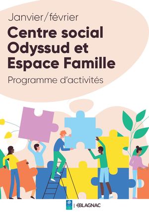 Programme janvier février 2026 Centre social Odyssud et Espace Famille