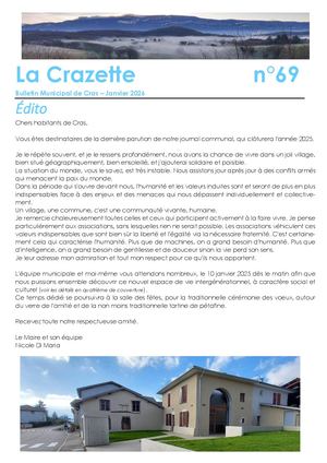 Crazette N 69 Janvier 2026