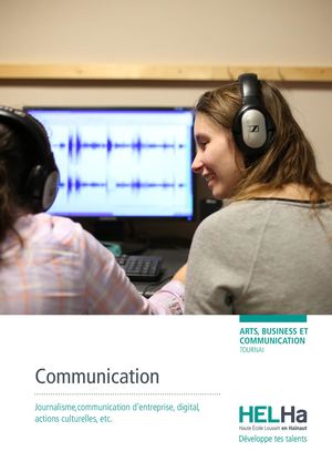 Bachelier en Communication – Economique HELHa Tournai